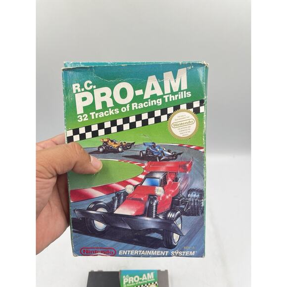 R.C. Pro-Am (Nintendo Entertainment System, 1988) With Original Box & Sleeve - Picture 10 of 16